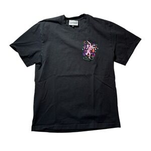 Carne Bollente T-Shirt Men's S Black Erotic Embroidered Adam In Eve